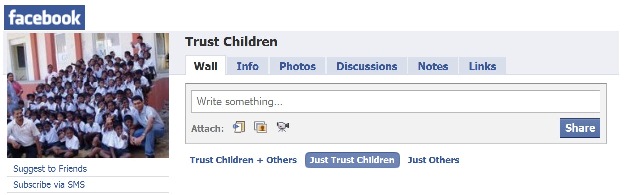 trust children facebook link